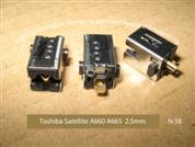 Разъем питания для ноутбуков Toshiba Satellite A660 A665 2.5mm. УВЕЛИЧИТЬ.